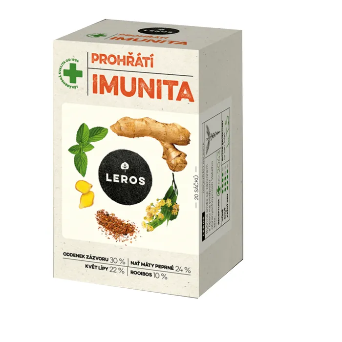 LEROS Imunita Zázvor a lípa na prohřátí 20x2g